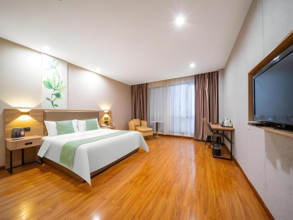 Greentree Inn Jining Yanzhou Jiuzhou Fangyuan Business Hotel Ngoại thất bức ảnh