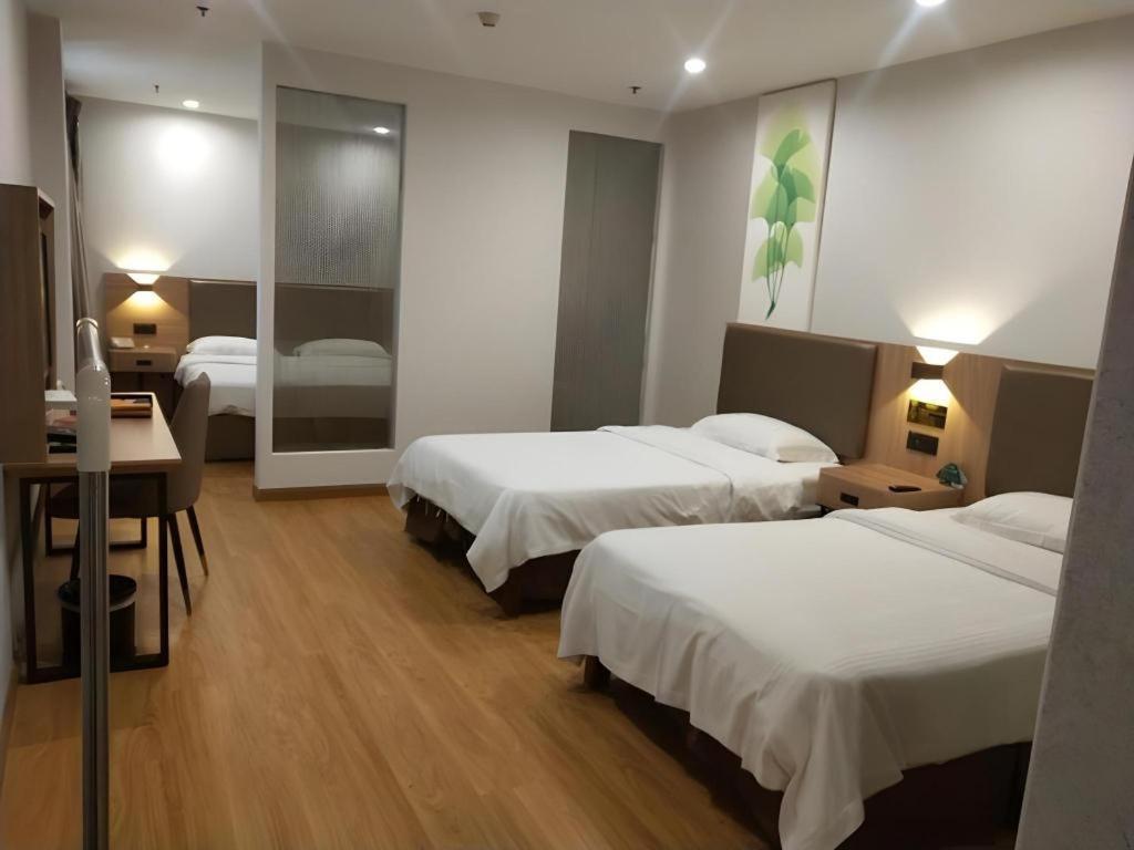 Greentree Inn Jining Yanzhou Jiuzhou Fangyuan Business Hotel Ngoại thất bức ảnh