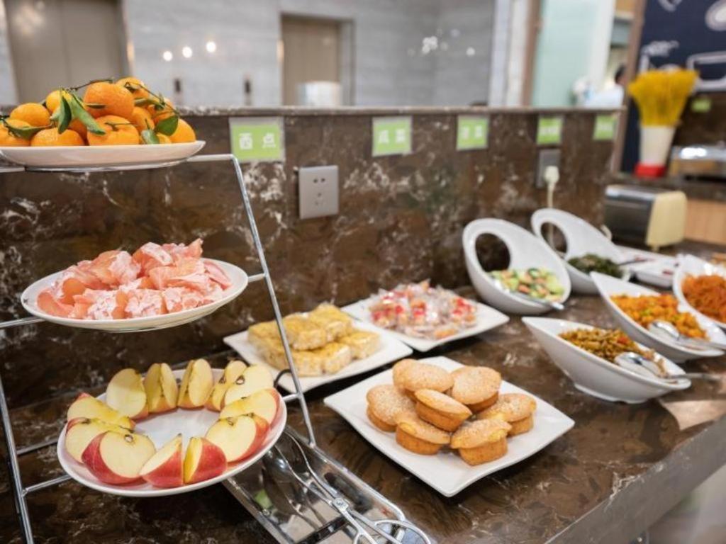 Greentree Inn Jining Yanzhou Jiuzhou Fangyuan Business Hotel Ngoại thất bức ảnh